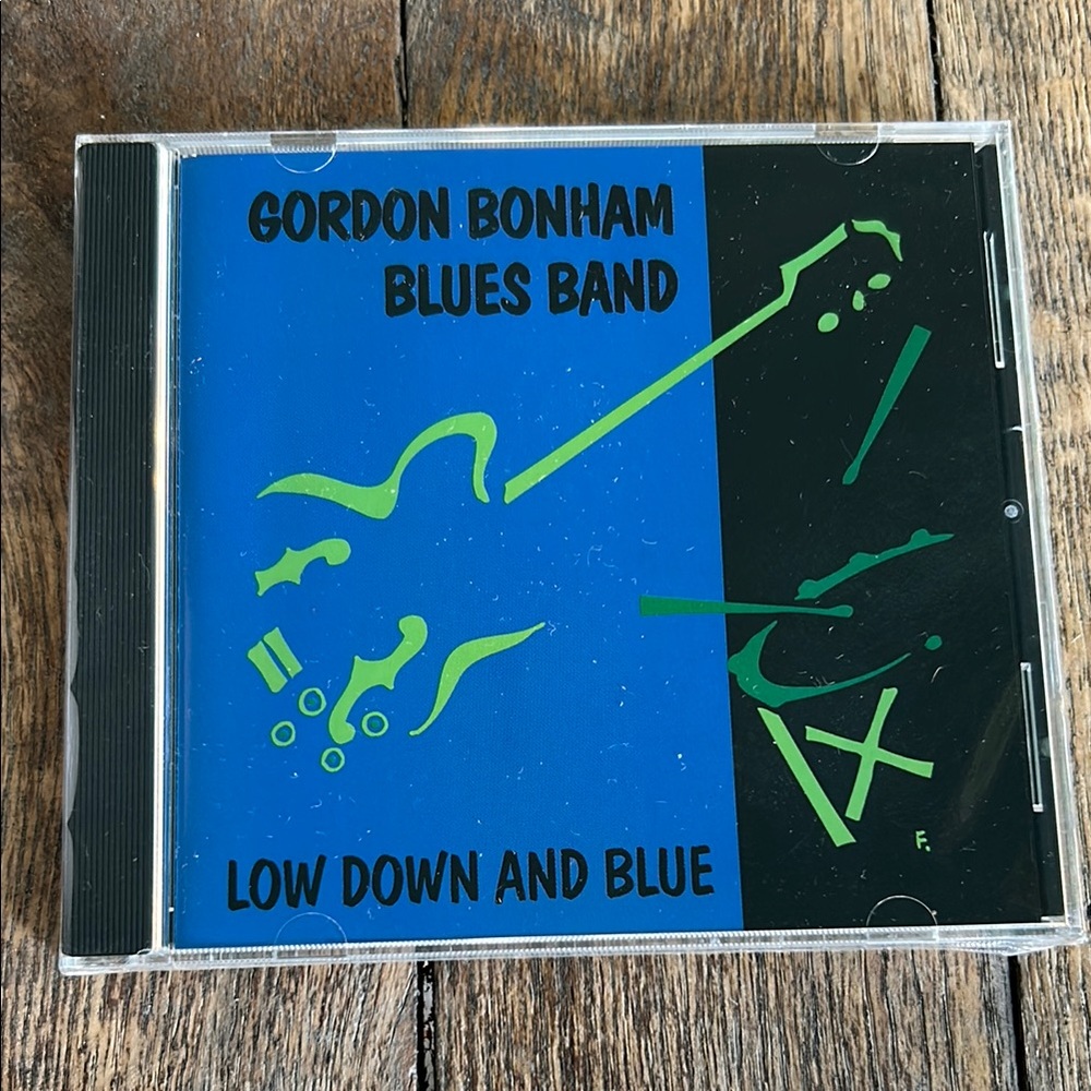 Gordon Bonham Blues Band CD “ low down and blue” new in packaging